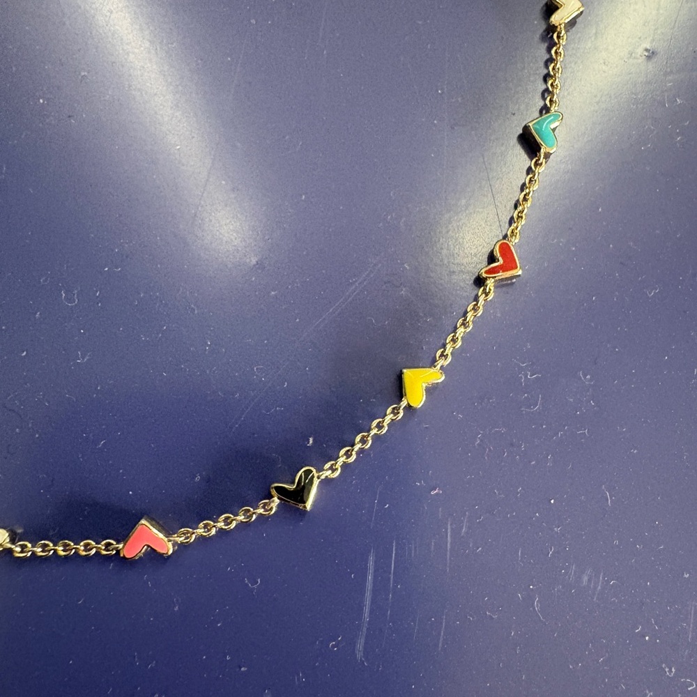 Kendra Scott Multicolor Heart Necklace - Picture 2 of 4